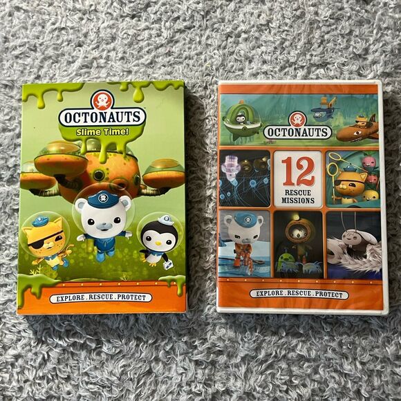 Set of‎ 2 Octonauts DVDs 12 Rescue Missions & Slime Time - Picture 1 of 4